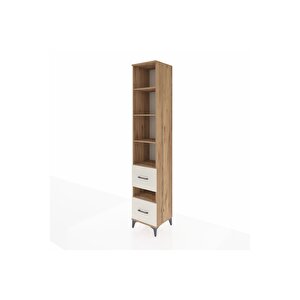 Hyperion Dolap 5 Raflı 2 Çekmeceli 44x44x243 Çam-aytaşı