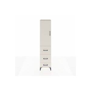 Hyperion Dolap 3 Raflı 3 Çekmeceli Tek Kapaklı 44x44x195 Aytaşı-aytaşı