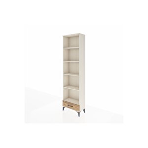 Arges Dolap 5 Raflı Tek Çekmeceli 60x30x221 Aytaşı-çam