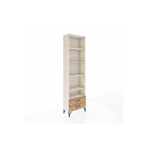 Arges Dolap 5 Raflı 2 Çekmeceli 60x30x221 Aytaşı-çam