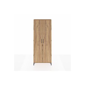 Arges Dolap 2 Raflı 2 Kapaklı Tek Askılı 88x30x221 Çam-çam