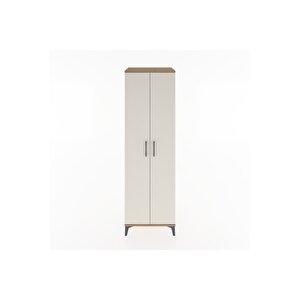 Hyperion Dolap 5 Raflı 2 Kapaklı 60x44x195 Çam-aytaşı