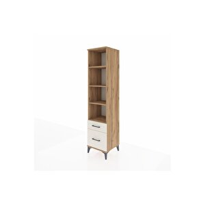 Hyperion Dolap 4 Raflı 2 Çekmeceli 44x44x195 Çam-aytaşı