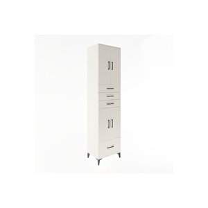 Hyperion Dolap 4 Raflı 4 Çekmeceli 4 Kapaklı 60x44x243 Aytaşı-aytaşı