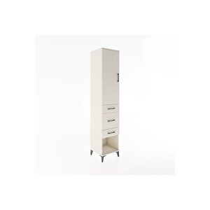 Hyperion Dolap 2 Raflı 3 Çekmeceli Tek Askılı 44x44x221 Aytaşı-aytaşı