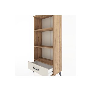 Hyperion Dolap 3 Raflı Tek Çekmeceli 60x44x134 Çam-aytaşı