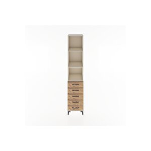 Hyperion Dolap 3 Raflı 5 Çekmeceli 44x44x221 Aytaşı-çam