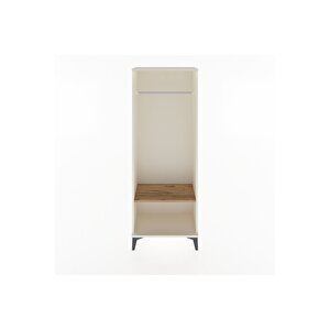 Arges Dolap Tek Raflı Kapaklı Tek Askılı 60x30x163 Aytaşı-çam