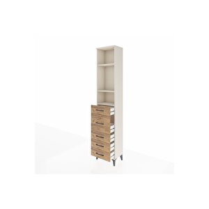 Arges Dolap 3 Raflı 5 Çekmeceli 44x30x221 Aytaşı-çam