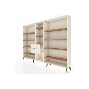 Arges Dolap 11 Raflı 3 Çekmeceli  220x30x163 Aytaşı-çam/aytaşı