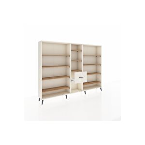 Arges Dolap 11 Raflı 3 Çekmeceli  220x30x163 Aytaşı-çam/aytaşı