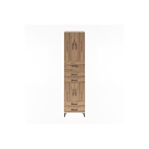 Hyperion Dolap 4 Raflı 5 Çekmeceli 4 Kapaklı 60x44x243 Aytaşı-çam