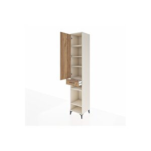Hyperion Dolap 6 Raflı Tek Çekmeceli Tek Kapaklı 44x44x243 Aytaşı-çam