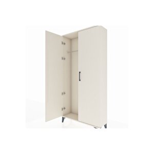 Arges Dolap 2 Kapaklı Tek Askılı 88x30x182 Aytaşı-aytaşı
