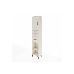 Arges Dolap 3 Raflı 3 Çekmeceli Tek Kapaklı 44x30x221 Aytaşı-aytaşı