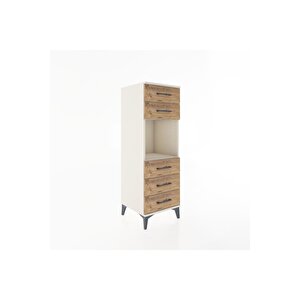 Hyperion Dolap Tek Raflı 5 Çekmeceli 44x44x134 Aytaşı-çam