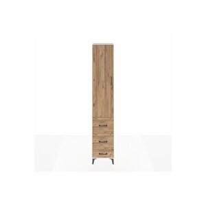 Hyperion Dolap 2 Raflı 3 Çekmeceli Tek Askılı 44x44x243 Aytaşı-çam