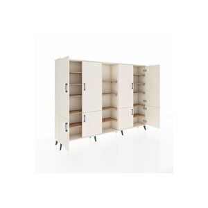 Arges Dolap 14 Raflı 8 Kapaklı 220x30x163 Aytaşı-aytaşı/çam
