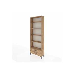 Arges Dolap 5 Raflı 2 Çekmeceli 88x30x243 Çam-çam