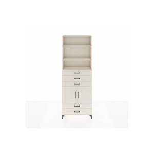 Arges Dolap 4 Raflı 5 Çekmeceli 2 Kapaklı 88x30x243 Aytaşı-aytaşı