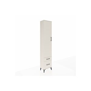 Arges Dolap 2 Raflı 2 Çekmeceli Tek Askılı 44x30x221 Aytaşı-aytaşı