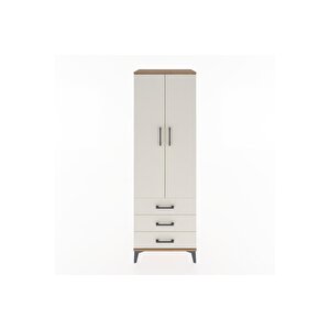 Hyperion Dolap 2 Raflı 3 Çekmeceli 2 Kapaklı 60x44x182 Çam-aytaşı
