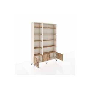 Arges Gardrop 10 Raflı 3 Kapaklı 132x30x195 Aytaşı-çam