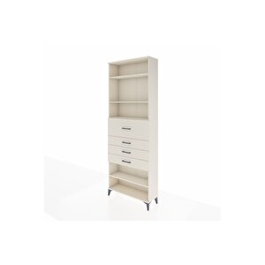 Arges Dolap 4 Raflı 4 Çekmeceli 88x30x243 Aytaşı-aytaşı