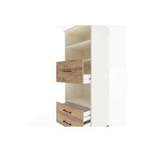 Hyperion Dolap 3 Raflı 3 Çekmeceli 60x44x163 Aytaşı-çam