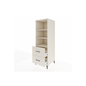 Kronos Dolap 3 Raflı 2 Çekmeceli 60x59x182 Aytaşı-aytaşı