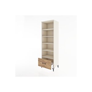 Hyperion Dolap 5 Raflı Tek Çekmeceli 60x44x195 Aytaşı-çam
