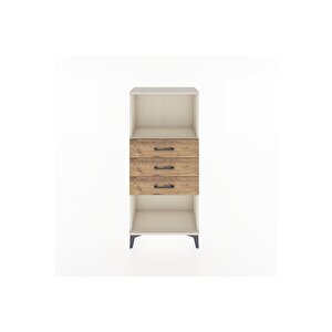 Hyperion Dolap Tek Raflı 3 Çekmeceli 60x44x134 Aytaşı-çam