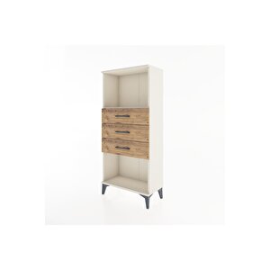 Hyperion Dolap Tek Raflı 3 Çekmeceli 60x44x134 Aytaşı-çam