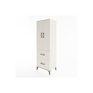 Hyperion Dolap 3 Raflı 2 Çekmeceli 2 Kapaklı 60x44x182 Aytaşı-aytaşı
