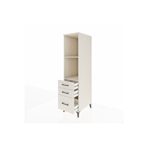 Kronos Dolap 2 Raflı 3 Çekmeceli 44x59x182 Aytaşı-aytaşı