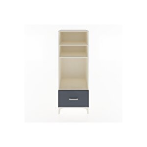 Hyperion Dolap 3 Raflı Tek Çekmeceli 60x44x163 Aytaşı-antrasit