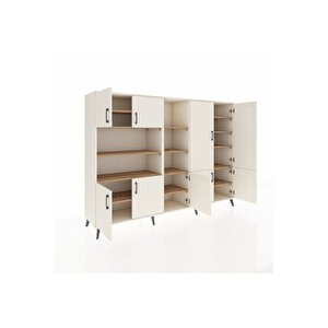 Hyperion Dolap 14 Raflı 9 Kapaklı 220x44x163 Aytaşı-aytaşı/çam