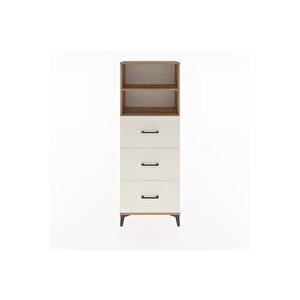 Arges Dolap 2 Raflı 3 Çekmeceli 60x30x163 Çam-aytaşı