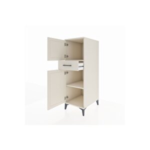 Kronos Dolap 2 Raflı Tek Çekmeceli 2 Kapaklı 44x59x134 Aytaşı-aytaşı
