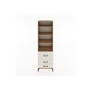 Hyperion Dolap 4 Raflı 3 Çekmeceli 60x44x195 Çam-aytaşı