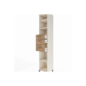 Hyperion Dolap 4 Raflı 3 Çekmeceli 44x44x243 Aytaşı-çam