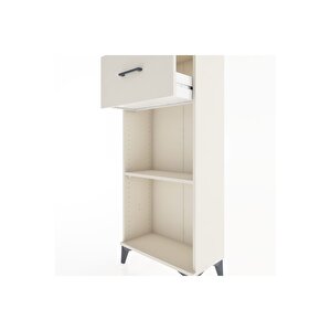 Hyperion Dolap Tek Raflı Tek Çekmeceli 60x44x134 Aytaşı-aytaşı