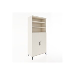 Hyperion Dolap 5 Raflı 2 Kapaklı 88x44x195 Aytaşı-aytaşı