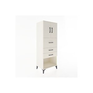 Hyperion Dolap 2 Raflı 3 Çekmeceli 2 Kapaklı 60x44x163 Aytaşı-aytaşı