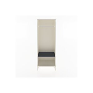 Arges Dolap Tek Raflı Kapaklı Tek Askılı 60x30x163 Aytaşı-antrasit