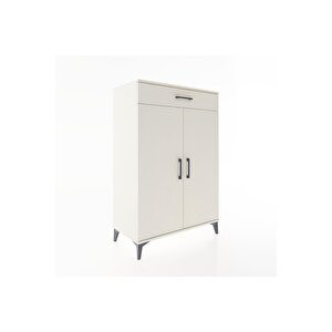Hyperion Dolap 2 Raflı Tek Çekmeceli 2 Kapaklı 88x44x134 Aytaşı-aytaşı