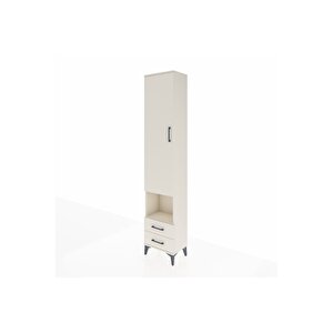 Arges Dolap 5 Raflı 2 Çekmeceli Tek Kapaklı 44x30x221 Aytaşı-aytaşı