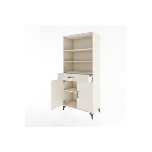 Hyperion Dolap 4 Raflı Tek Çekmeceli 2 Kapaklı 88x44x195 Aytaşı-aytaşı