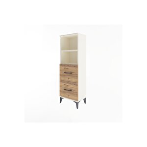 Arges Dolap 2 Raflı 2 Çekmeceli 44x30x134 Aytaşı-çam