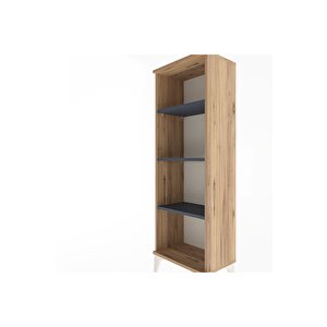 Arges Dolap 3 Raflı 44x30x134 Çam-antrasit